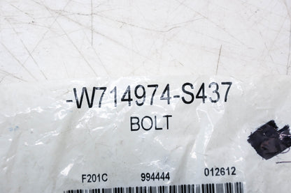New OEM Ford W714974-S437 Adapter Bolt NOS