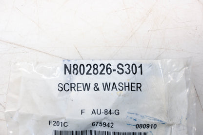 New OEM Ford N802826-S301 Screw & Washer Assembly NOS