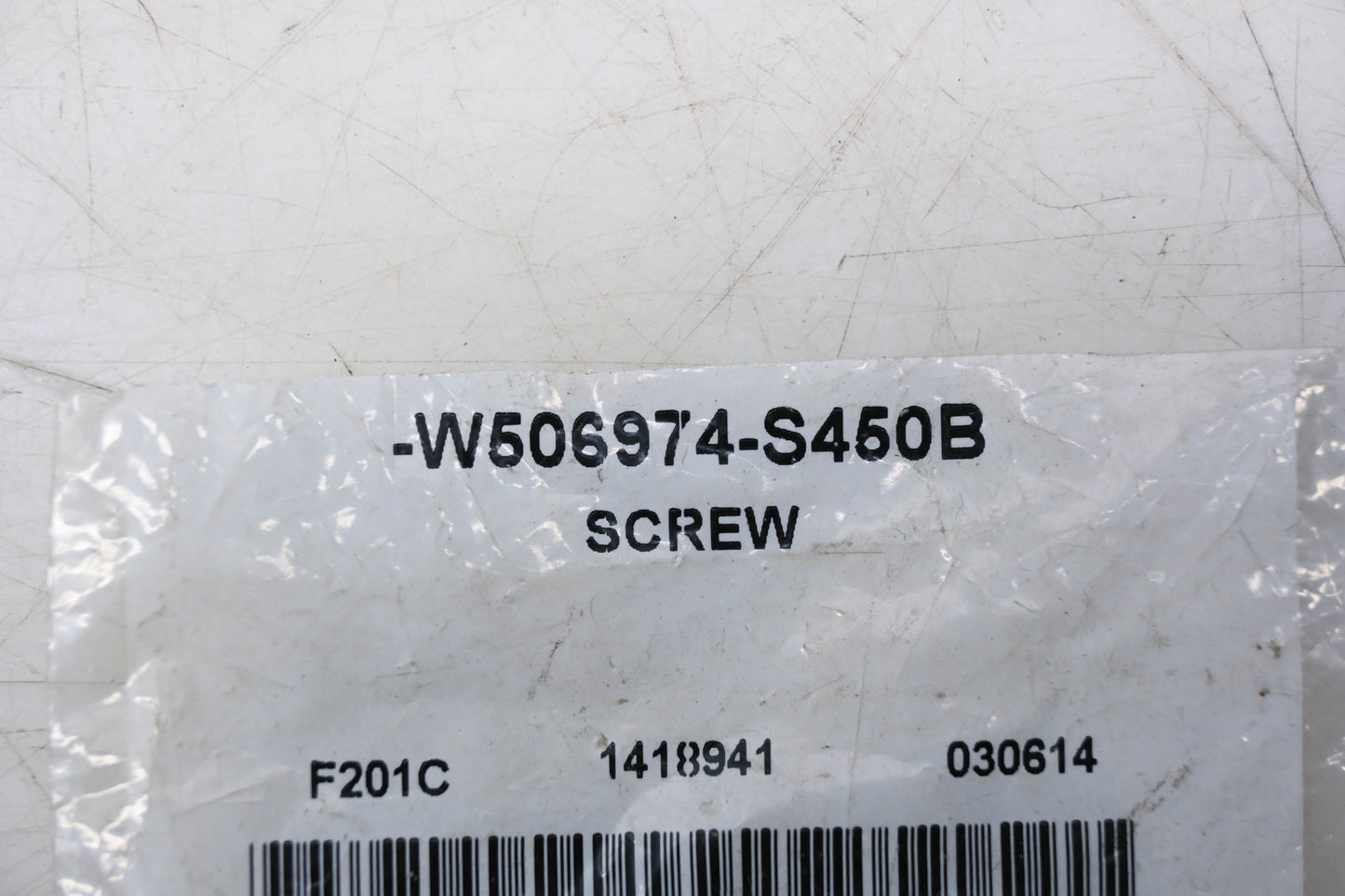 New OEM Ford W506974-S450B Screw NOS
