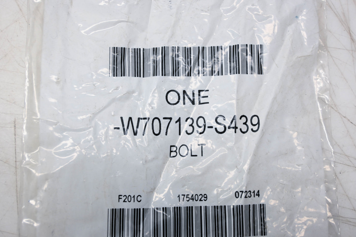 New OEM Ford W707139-S439 Battery Holder Bolt NOS