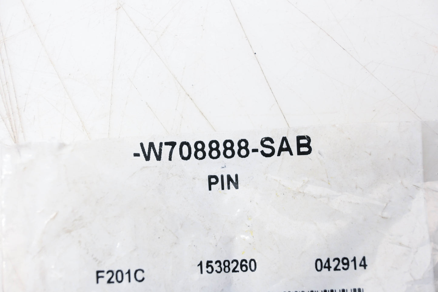 New OEM Ford W708888-SAB Wheel Fender Flare Mounting Pin NOS