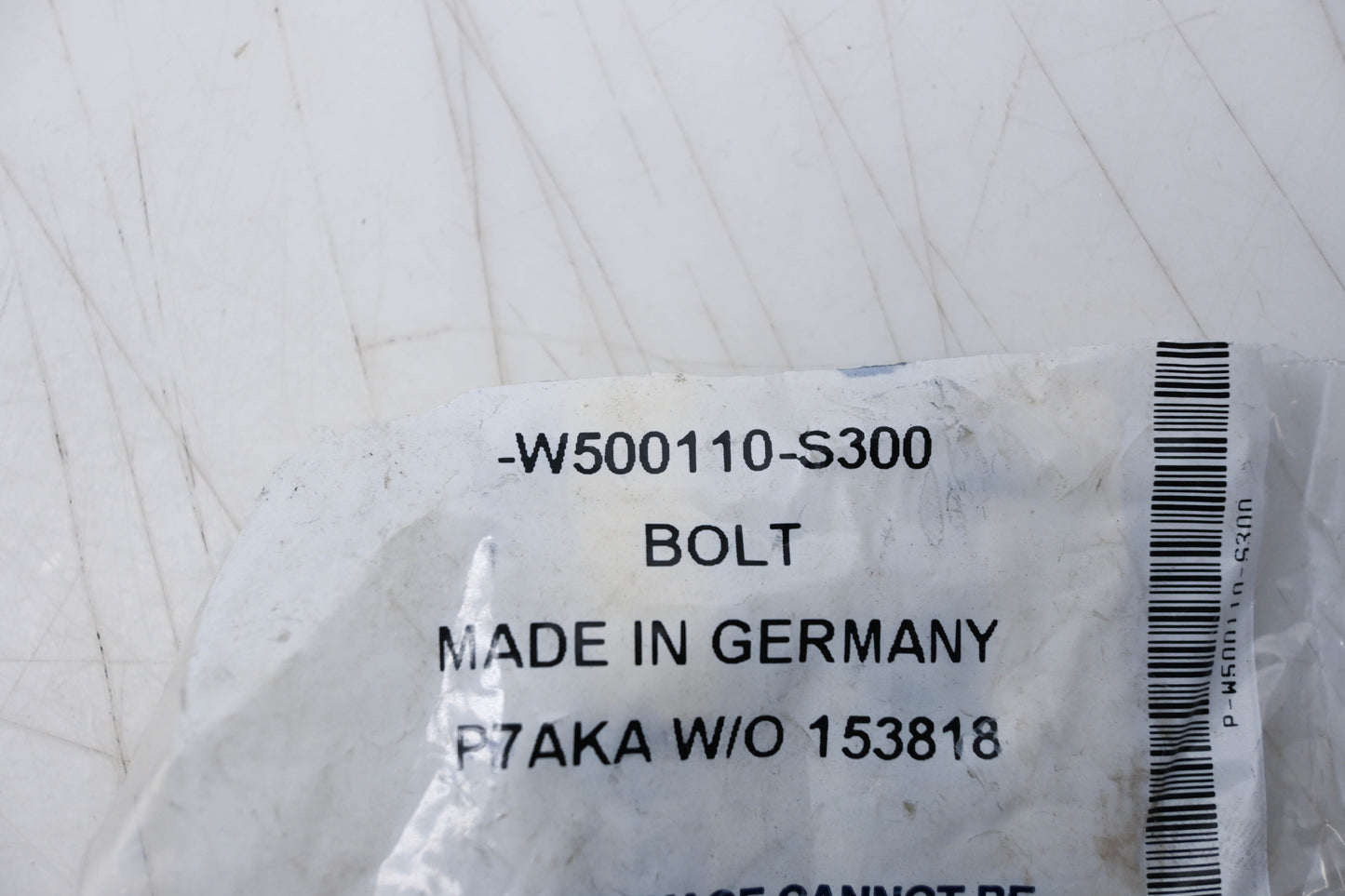 New OEM Ford W500110-S300 Bolt NOS