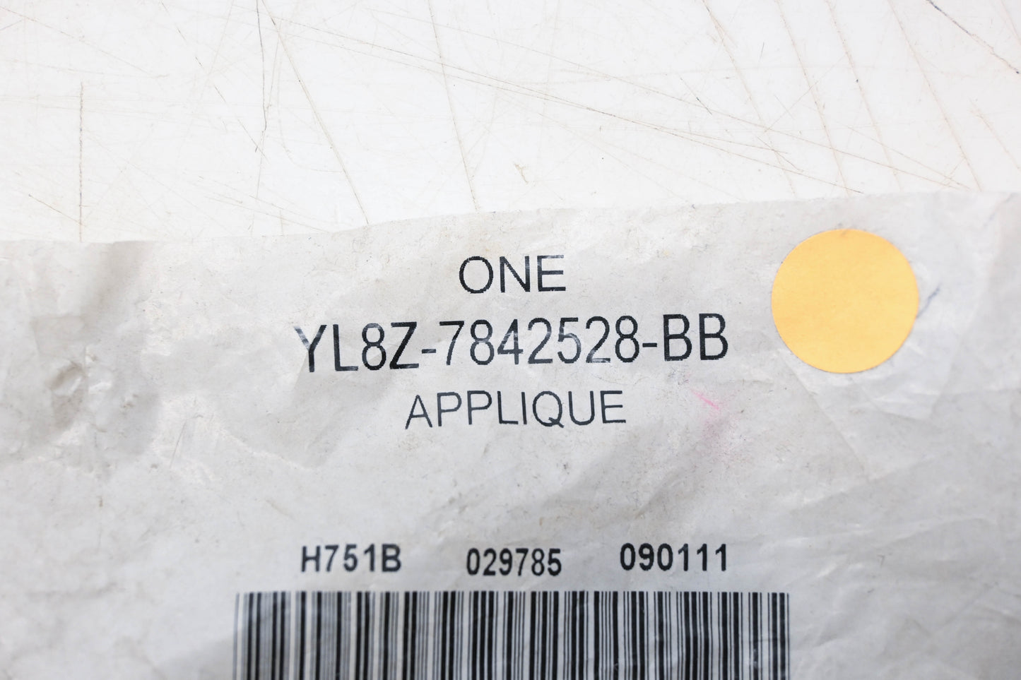 New OEM Ford YL8Z-7842528-BB Ford Emblem Applique NOS