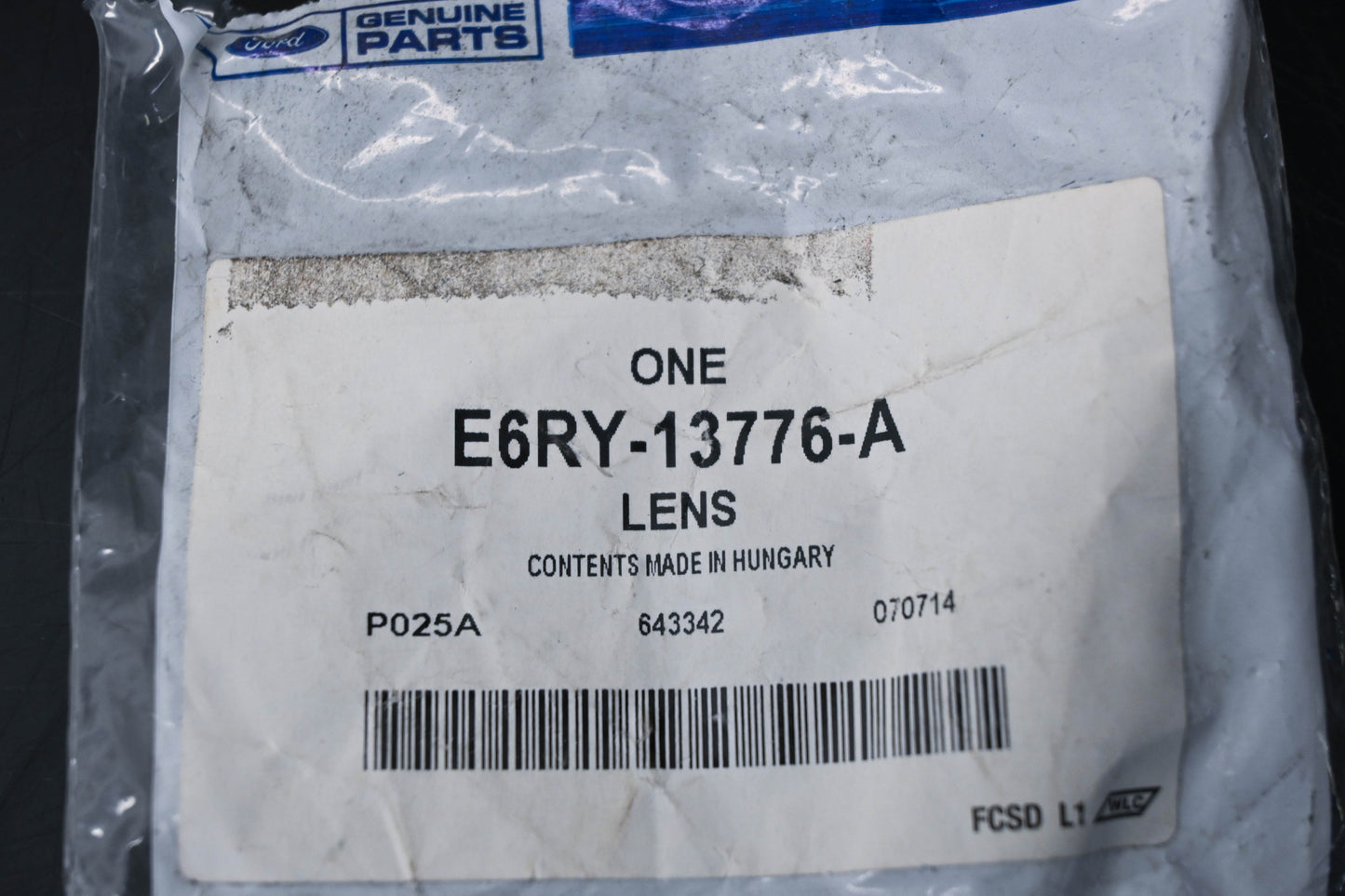 New OEM Ford E6RY-13776-A Cargo Lamp Lens NOS