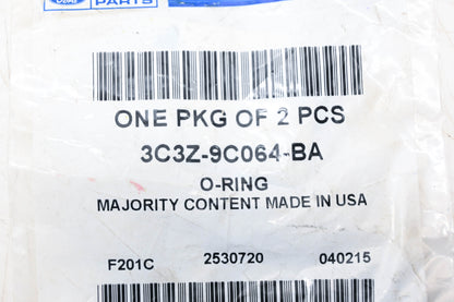New OEM Ford 3C3Z-9C064-BA Red O-Rings Qty 2 NOS