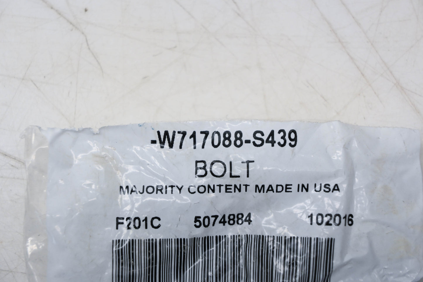 New OEM Ford W717088-S439 Rear Brake Hub Assembly Bolt NOS