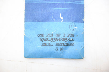 New OEM Ford D7AZ-53618B58-A Retainer Clips Qty 2 NOS