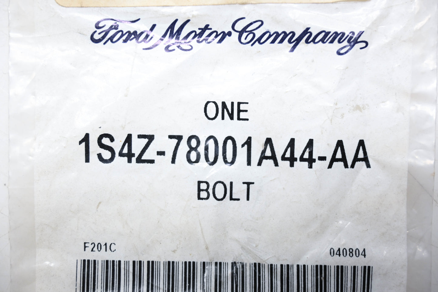 New OEM Ford 1S4Z-78001A44-AA Bolt NOS