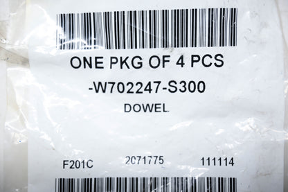 New OEM Ford W702247-S300 Dowels Qty 4 NOS