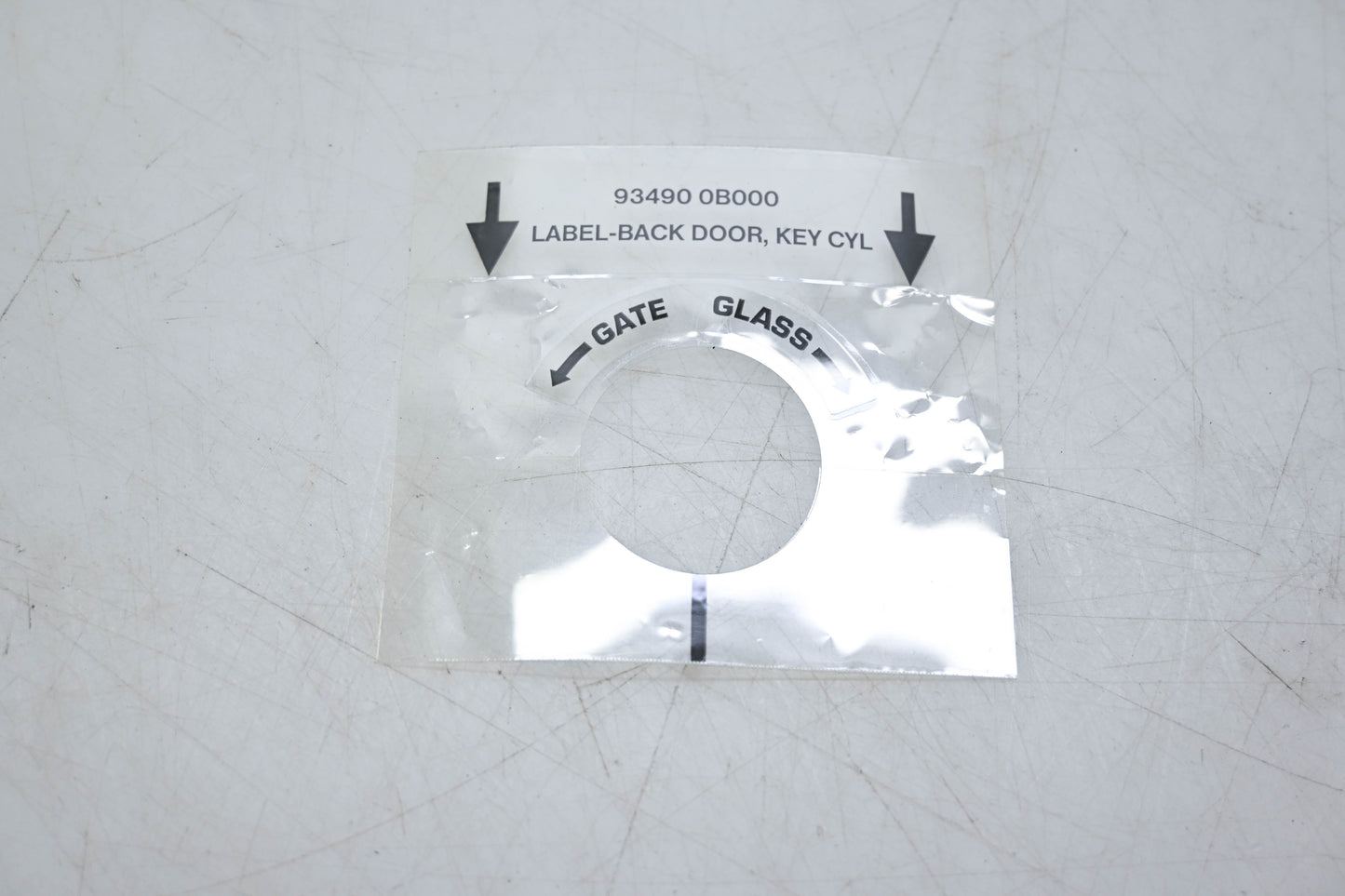 New OEM Ford F3XY-1221840-A Label NOS