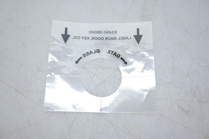 New OEM Ford F3XY-1221840-A Label NOS