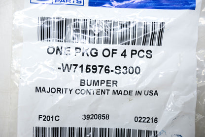 New OEM Ford W715976-S300 Bumpers Qty 4 NOS