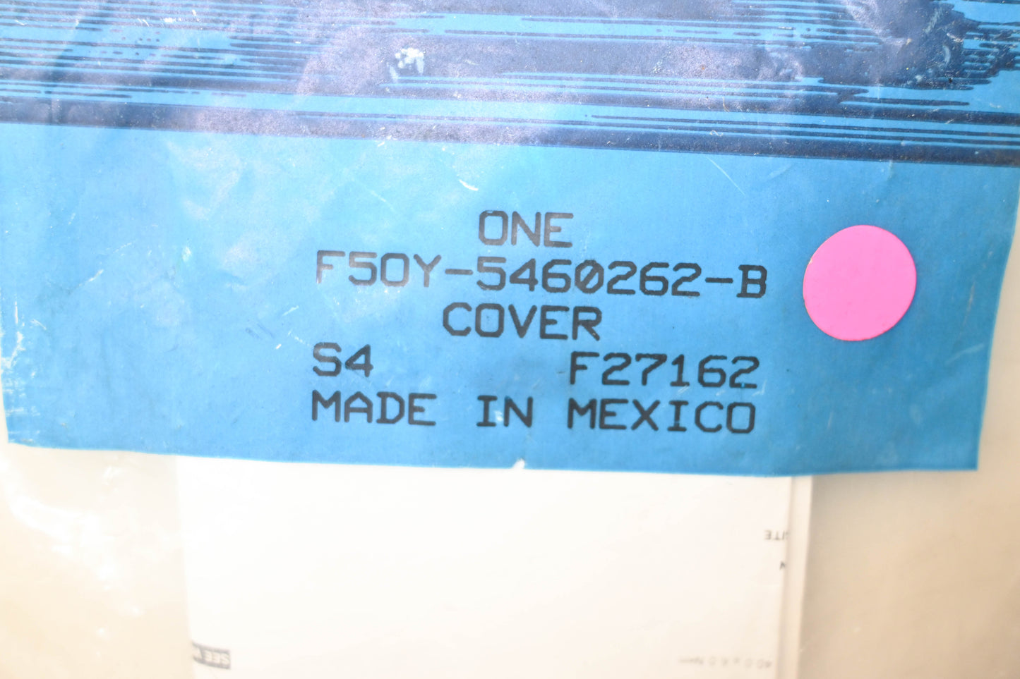 New OEM Ford F5OY-5460262-B Seat Belt Cover NOS