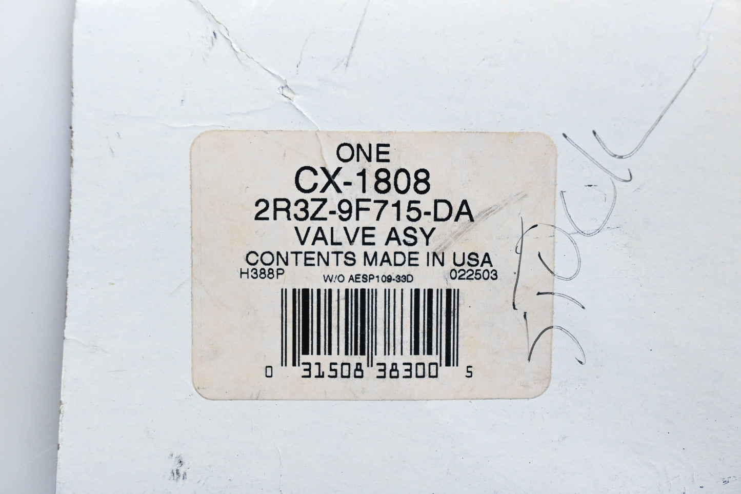 New OEM Motorcraft 2R3Z-9F715-DA, 2R3E-9F715-DA, CX-1808 Ford Idle Air Control Valve NOS