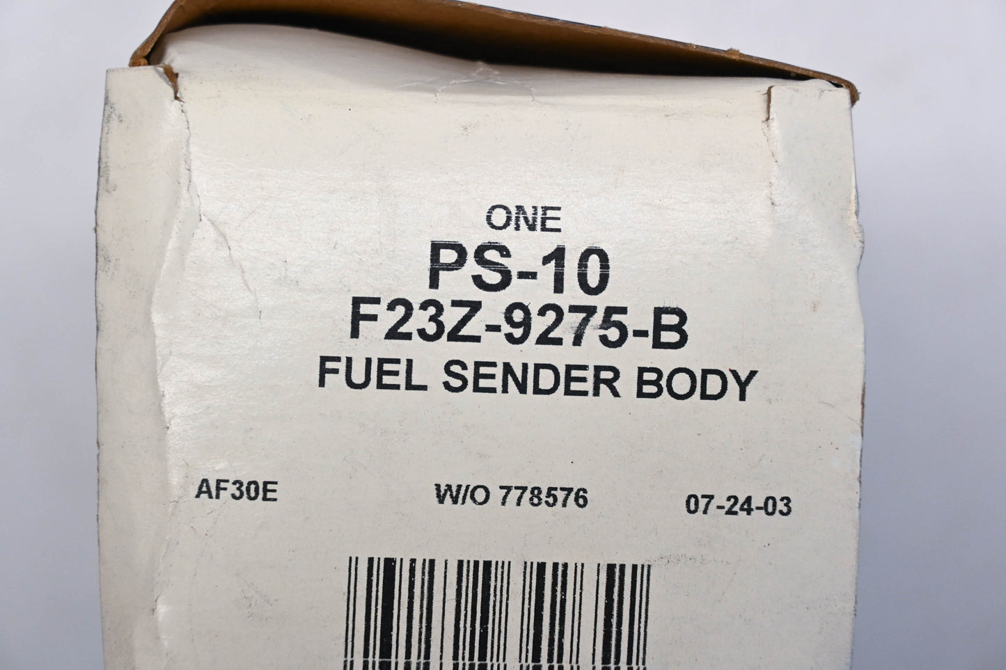 New OEM Motorcraft F23Z-9275-B, PS-10 Ford Fuel Tank Sender Body NOS