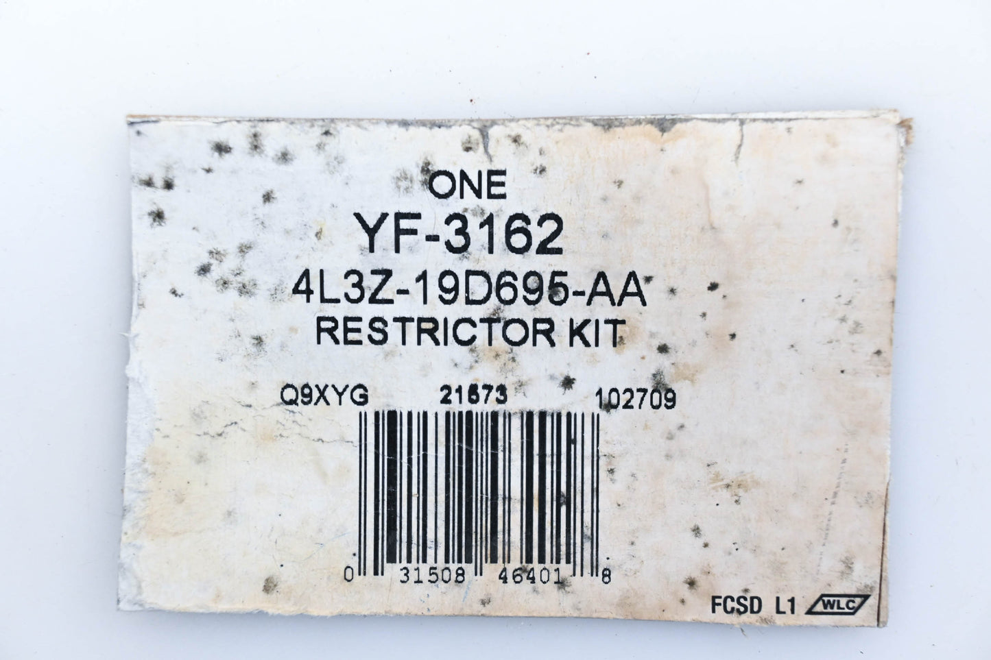 New OEM Motorcraft 4L3Z-19D695-AA, YF-3162 Ford Air Conditioner Evaporator Core Orifice Tube NOS