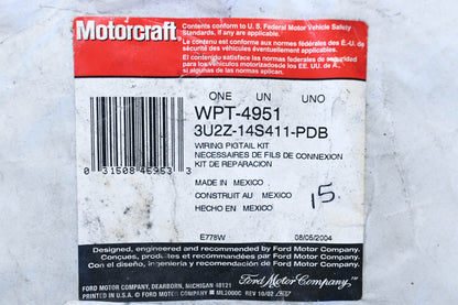 New OEM Motorcraft 3U2Z-14S411-PDB, WPT-4951 Ford Wiring Pigtail Kit NOS
