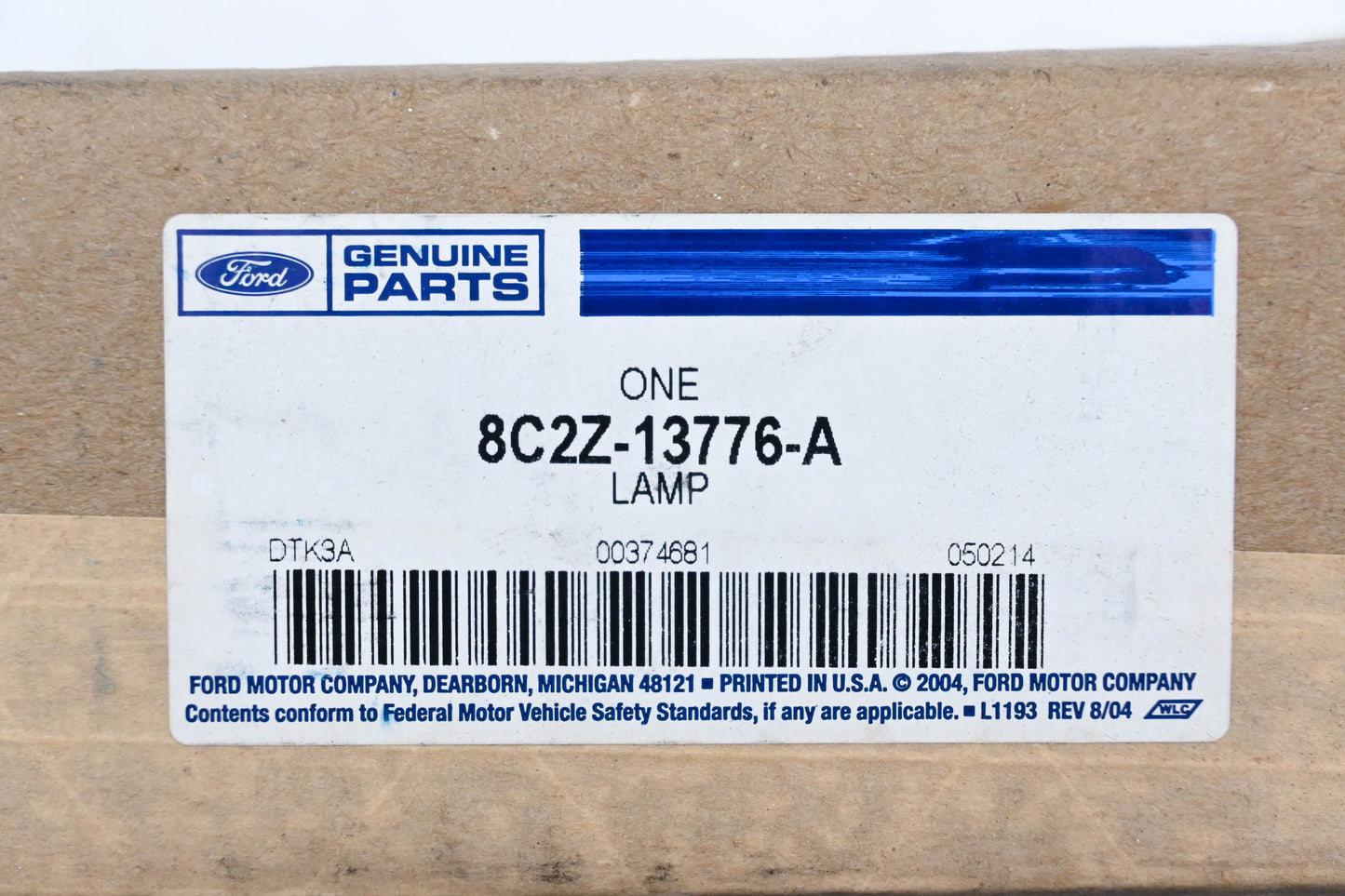 New OEM Ford 8C2Z-13776-A, 7L34-13776-AA Cargo Lamp NOS