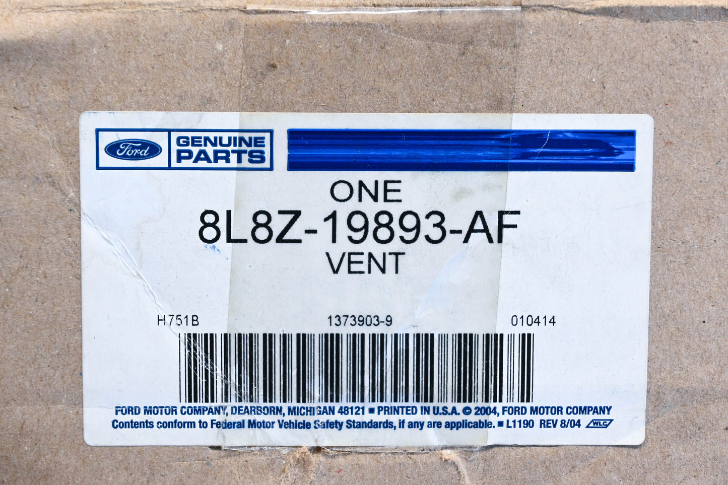 New OEM Ford 8L8Z-19893-AF, 8L84-78046B31-A, 8L84-78046B31-B Escape Dashboard Air Vent NOS