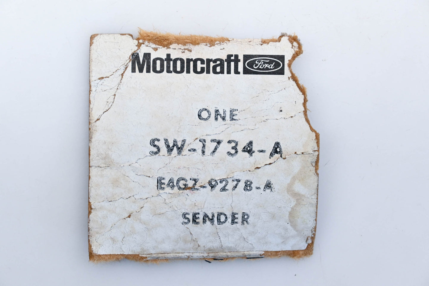 New OEM Motorcraft E4GZ-9278-A, SW-1734-A Ford Oil Pressure Sender NOS