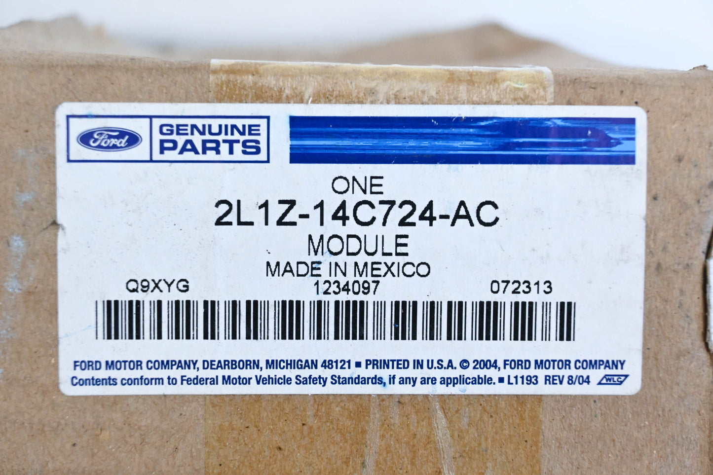 New OEM Ford 2L1Z-14C724-AC, 3L1T-14C724-AA Seat Climate Control Module NOS