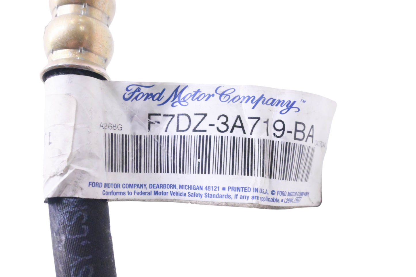 New OEM Ford F7DZ-3A719-BA Power Steering Pressure Line Hose Assembly NOS