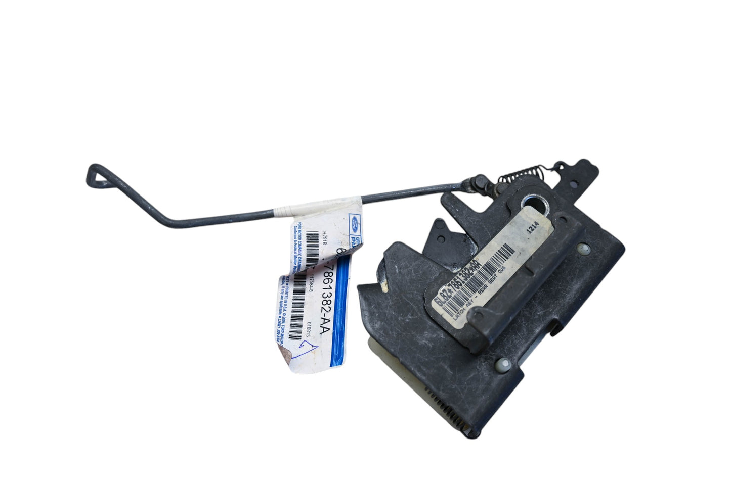 New OEM Ford 6L8Z-7861382-AA, 5L84-7861382-A, D726W Rear Seat Cushion Latch Assembly NOS
