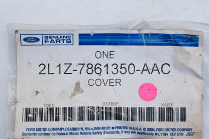 New OEM Ford 2L1Z-7861350-AAC, 2L1X-78666B10-ALW Rear Right Seat Recliner Cover NOS