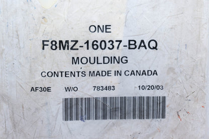 New OEM Ford F8MZ-16037-BAQ, F8MB-16C055-BCW 03-04 Mercury Grand Marquis Front Left Fender Moulding NOS