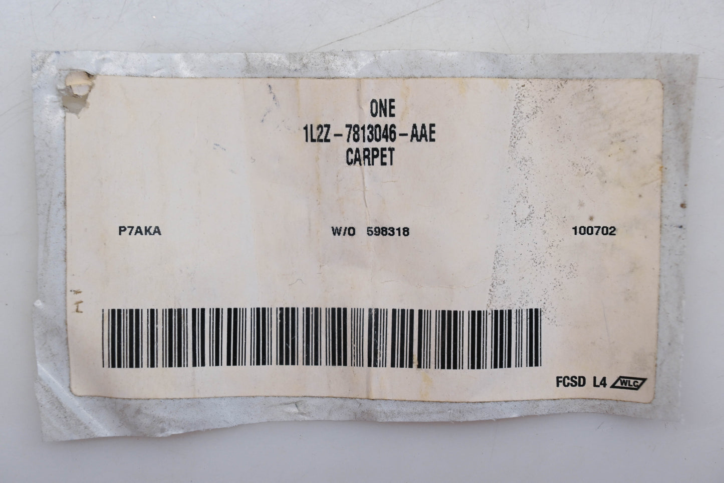 New OEM Ford 1L2Z-7813046-AAE Carpet NOS