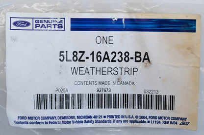 New OEM Ford 5L8Z-16A238-BA 04-07 Escape Front Hood Weatherstrip NOS