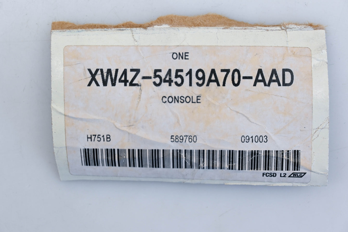 New OEM Ford XW4Z-54519A70-AAD, XW43-54518A58-A Overhead Dome Light Console NOS