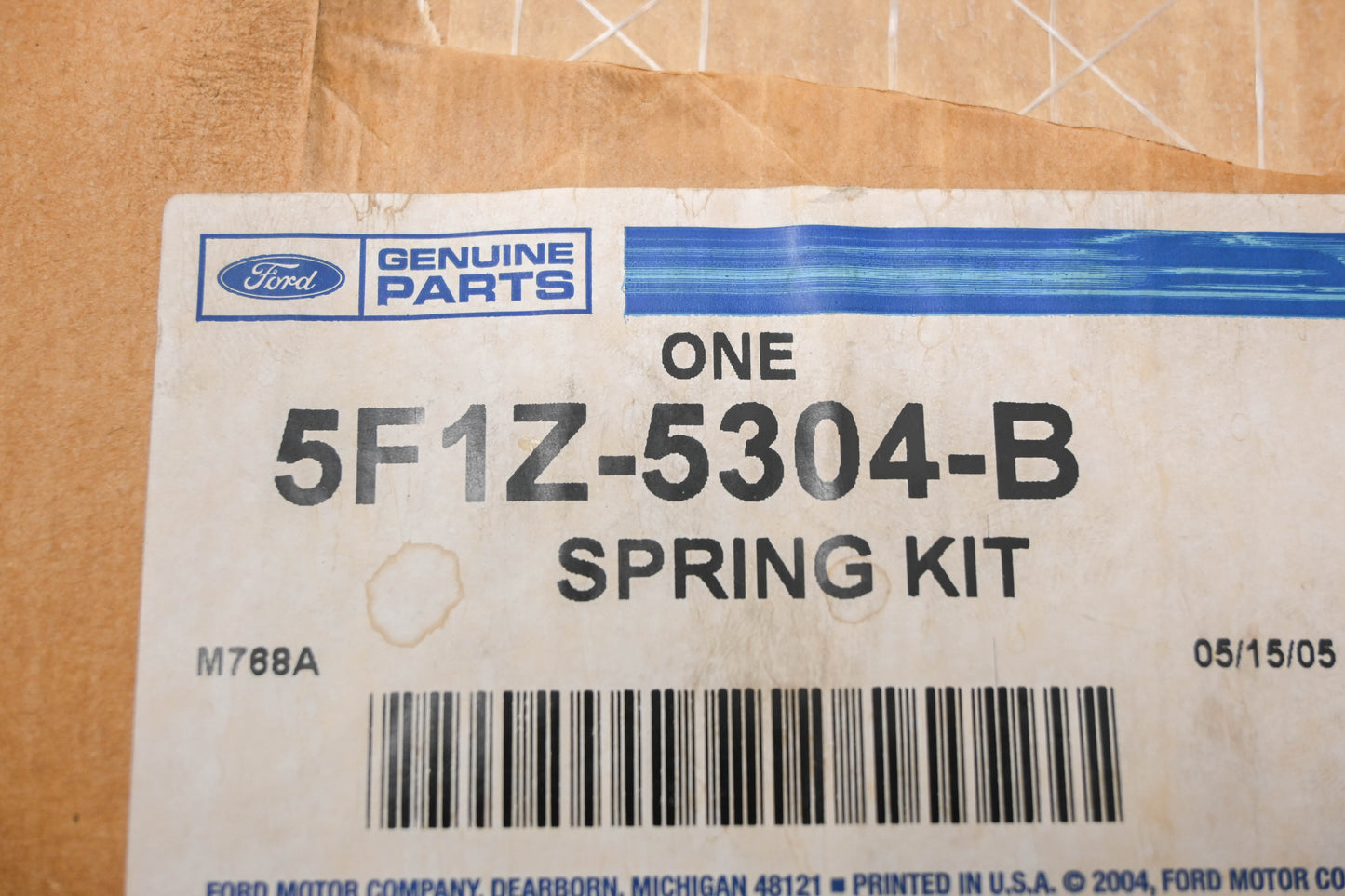 New OEM Ford 5F1Z-5304-B Rear Shackle Joint Strut Spring Kit NOS