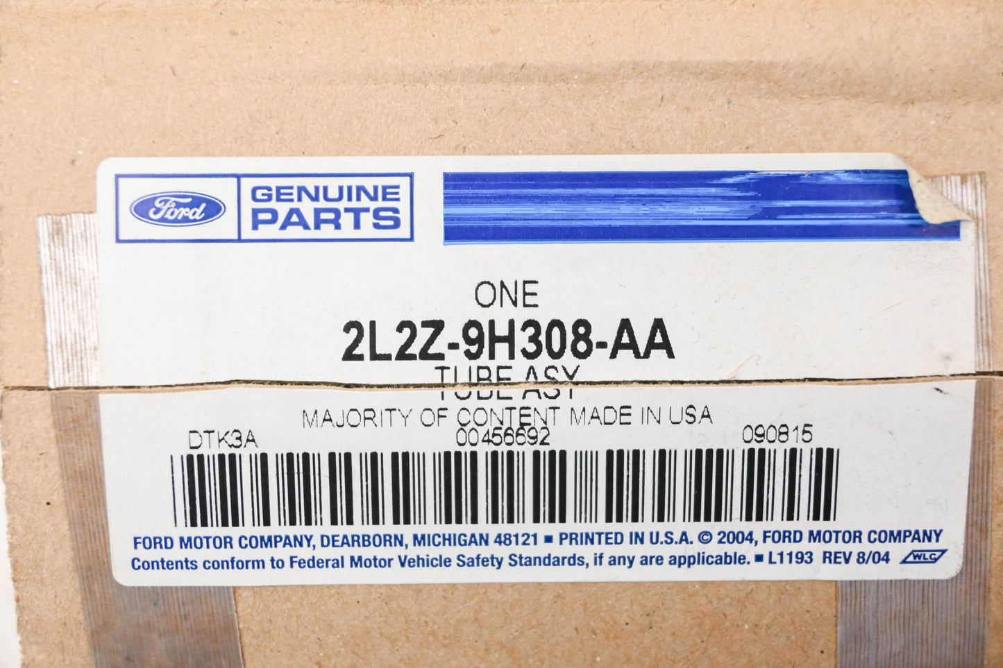 New OEM Ford 2L2Z-9H308-AA Tube Assembly NOS