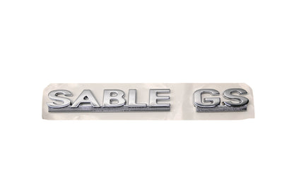 New OEM Ford YF4Z-7442528-BA Self-Adhesive Sable GS Nameplate NOS