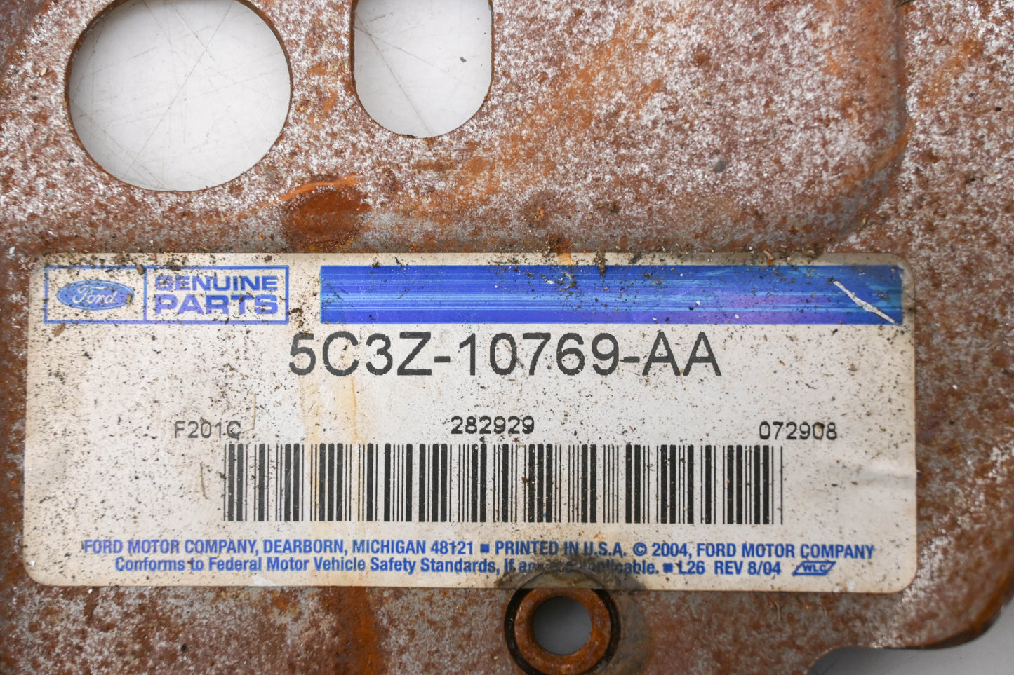 New OEM Ford 5C3Z-10769-AA Left Side Battery Support Bracket NOS