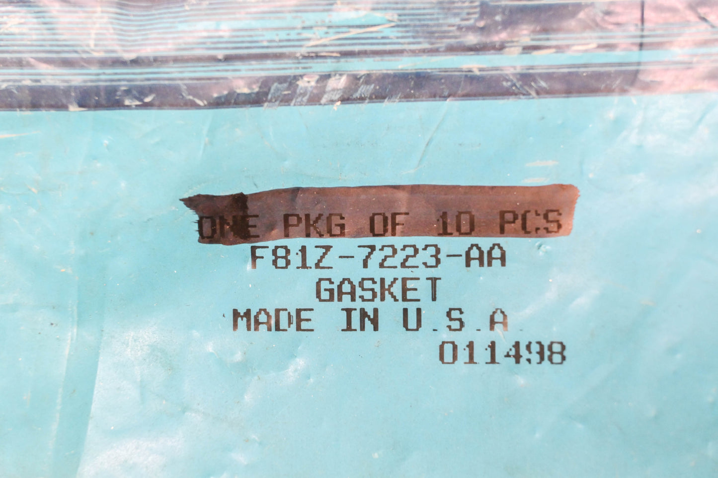New OEM Ford F81Z-7223-AA Molded Rubber Gasket NOS