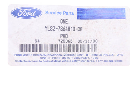 New OEM Ford YL8Z-7864810-CA Front Seat Back Cushion Foam Pad Right Hand Side NOS