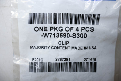New OEM Ford W713590-S300 Trim Clips Qty 4 NOS