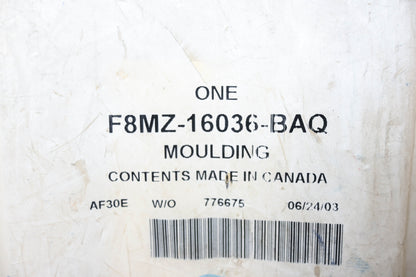 New OEM Ford F8MZ-16036-BAQ Fender Moulding Assembly NOS