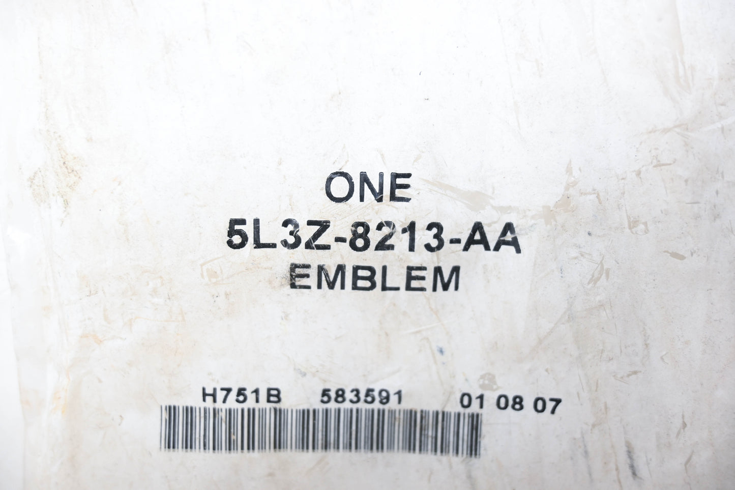 New OEM Ford 5L3Z-8213-AA Radiator Emblem NOS