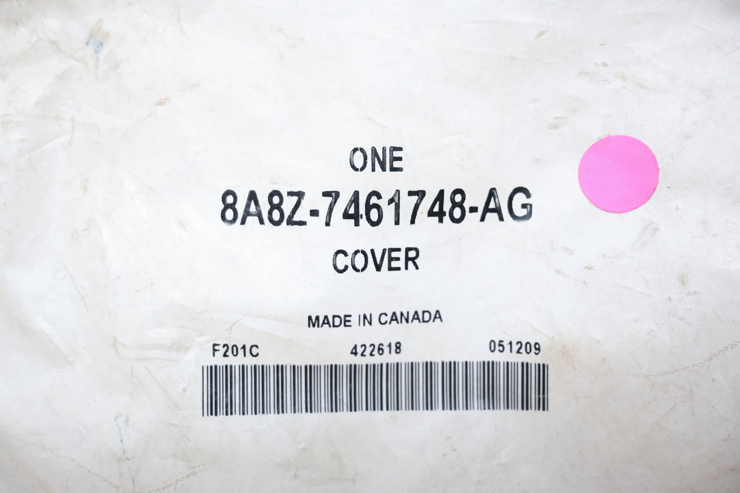 New OEM Ford 8A8Z-7461748-AG Seat Track Cover NOS