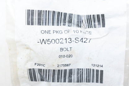 New OEM Ford W500213-S427 Impact Bar Screw NOS
