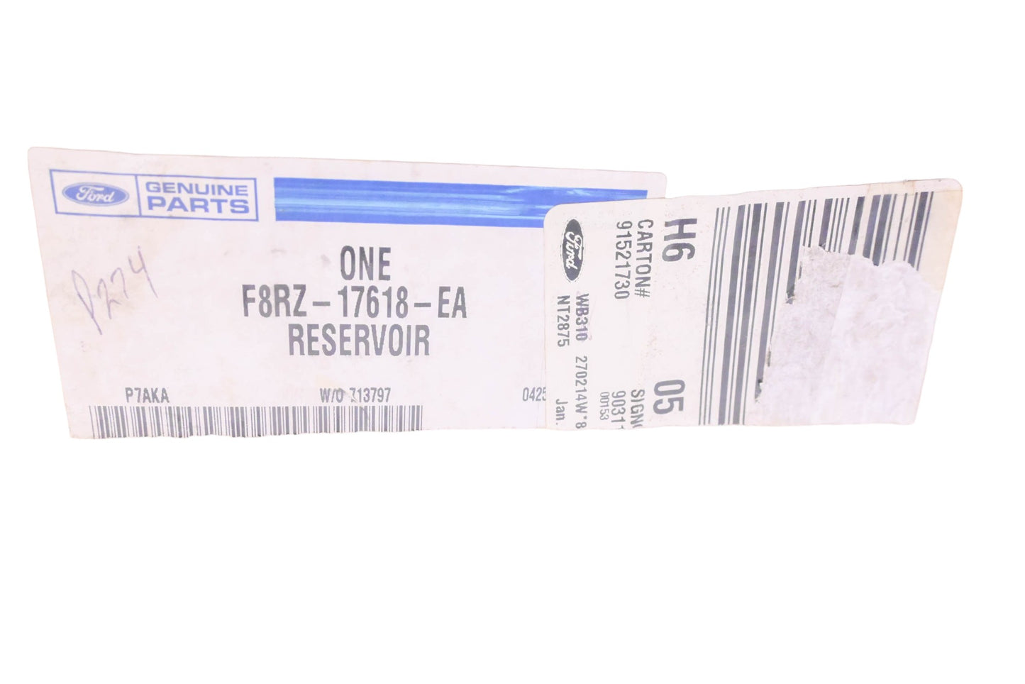 New OEM Ford F8RZ-17618-EA, 93BB-17K624-AA Windshield Reservoir NOS