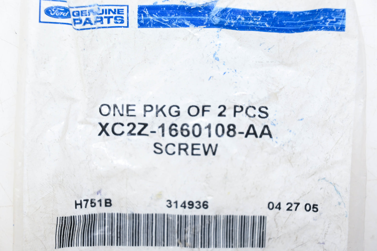 New OEM Ford XC2Z-1660108-AA Screw Pan Head Self Tapping NOS