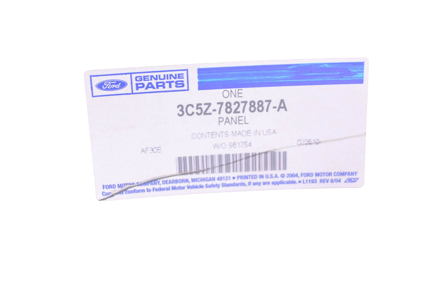 New OEM Ford 3C5Z-7827887-A Wheel House Panel NOS