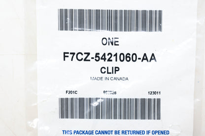 New OEM Ford F7CZ-5421060-AA Clip NOS