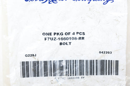 New OEM Ford F7UZ-1660108-RR Bolt NOS