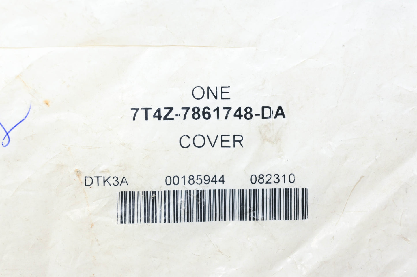 New OEM Ford 7T4Z-7861748-DA Seat Track Cover NOS