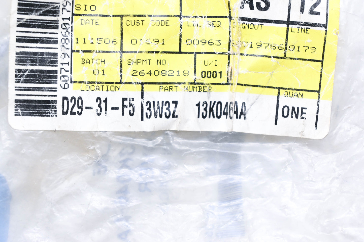 New OEM Ford 3W3Z-13K046-AA Bulb Cover NOS